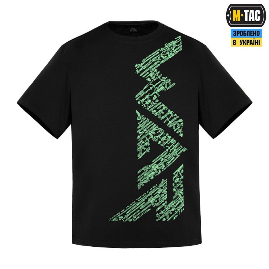 Футболка M-TAC WAR Cotton Hard Black/Mint 80205201 - Зображення №2