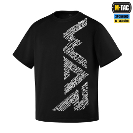Футболка  M-TAC WAR Cotton Hard Black/White 80205236