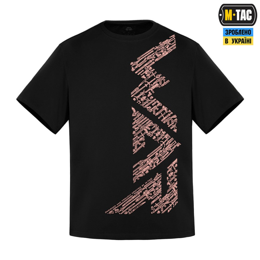 Футболка M-TAC WAR Cotton Hard Black/Ash Rose 80205271 - Зображення №2