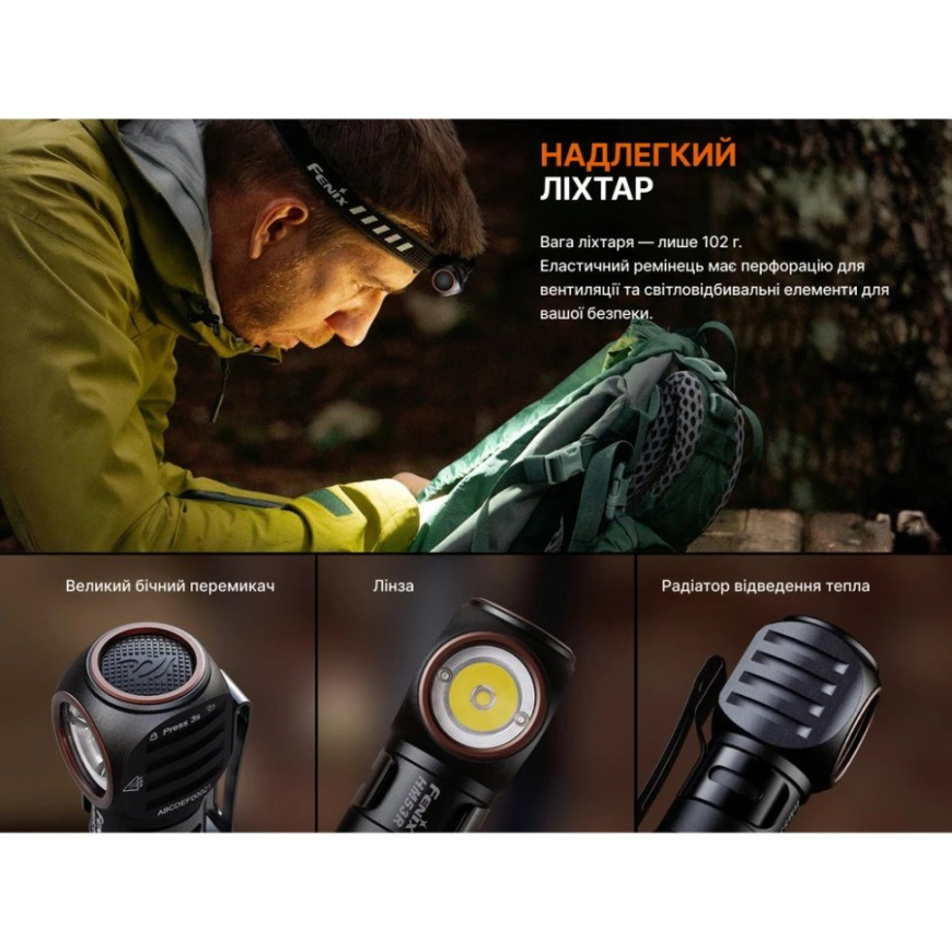 Ліхтар налобн Fenix HM53R - Зображення №5