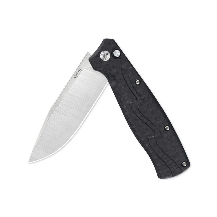 Ніж складаний туристичний SRM (9.2 см) 14C28N / G10 чорний 221X-GB - Зображення №5