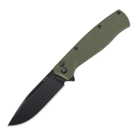 Ніж складаний туристичний SRM (9.2 см) 14C28N / G10 зелений 221X-GP