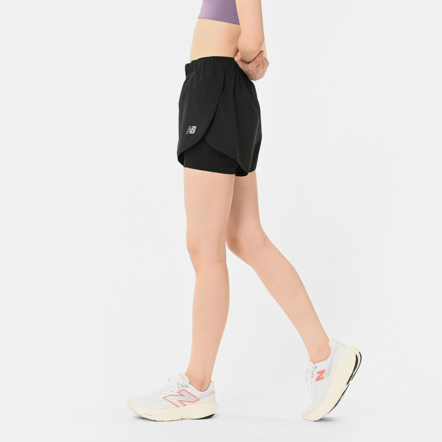 Шорти жіночі New Balance WS51465BK - Зображення №3