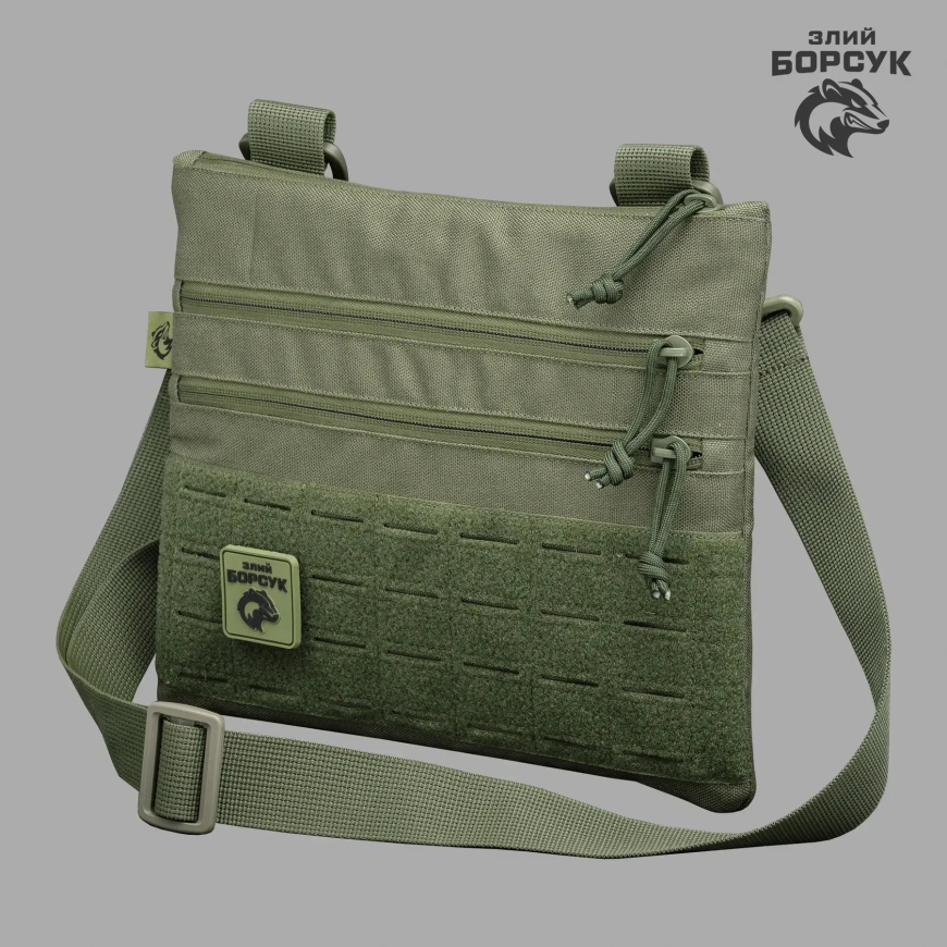 Сумка-планшет Злий борсук Crossbody VPak ID_1725 - Зображення №2
