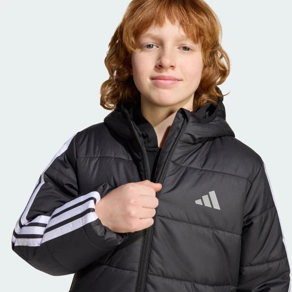 Куртка ADIDAS  Essentials 3-Stripes Padded Kids  JL7402 - Зображення №6