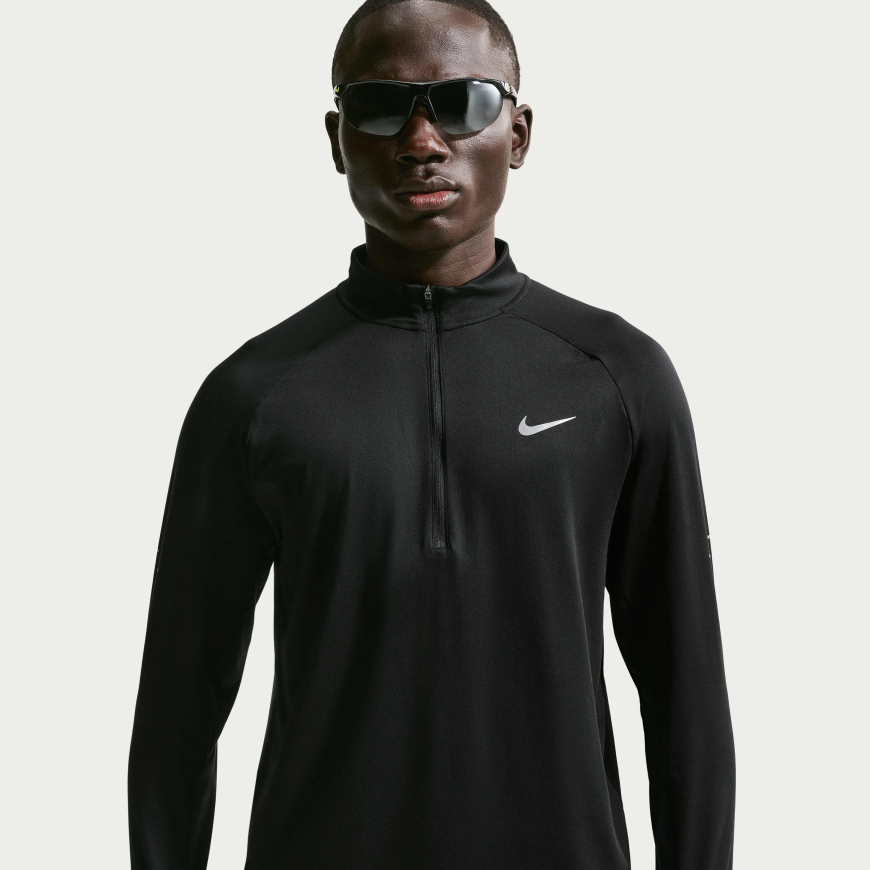 Лонгслів для бігу NIKE  Dri-FIT HV2180-010 - Зображення