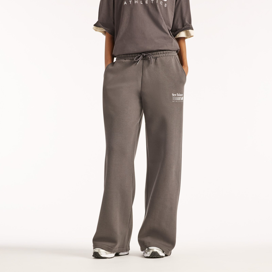 Брюки жіночі New Balance  Trackside Fleece  WB62983ABLK - Зображення