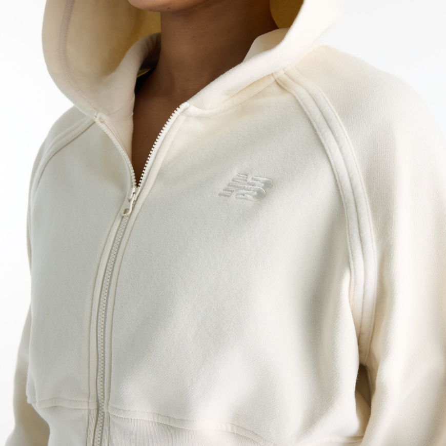 Худі жіноче New Balance W Brushed Coastal Fleece Full Zip  WJ62Q0WVLIN - Зображення №6