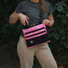 Сумка-планшетка "Crossbody VelPak" (рожева, оксфорд) розмір L  id_2036 - Зображення №6