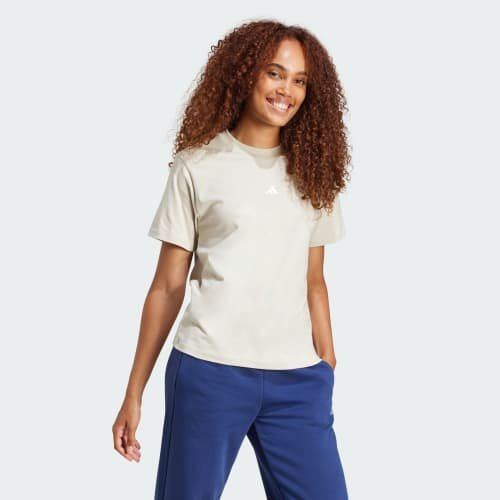 Футболка жіноча ADIDAS Essentials Small Logo Cotton JI6079 - Зображення №3