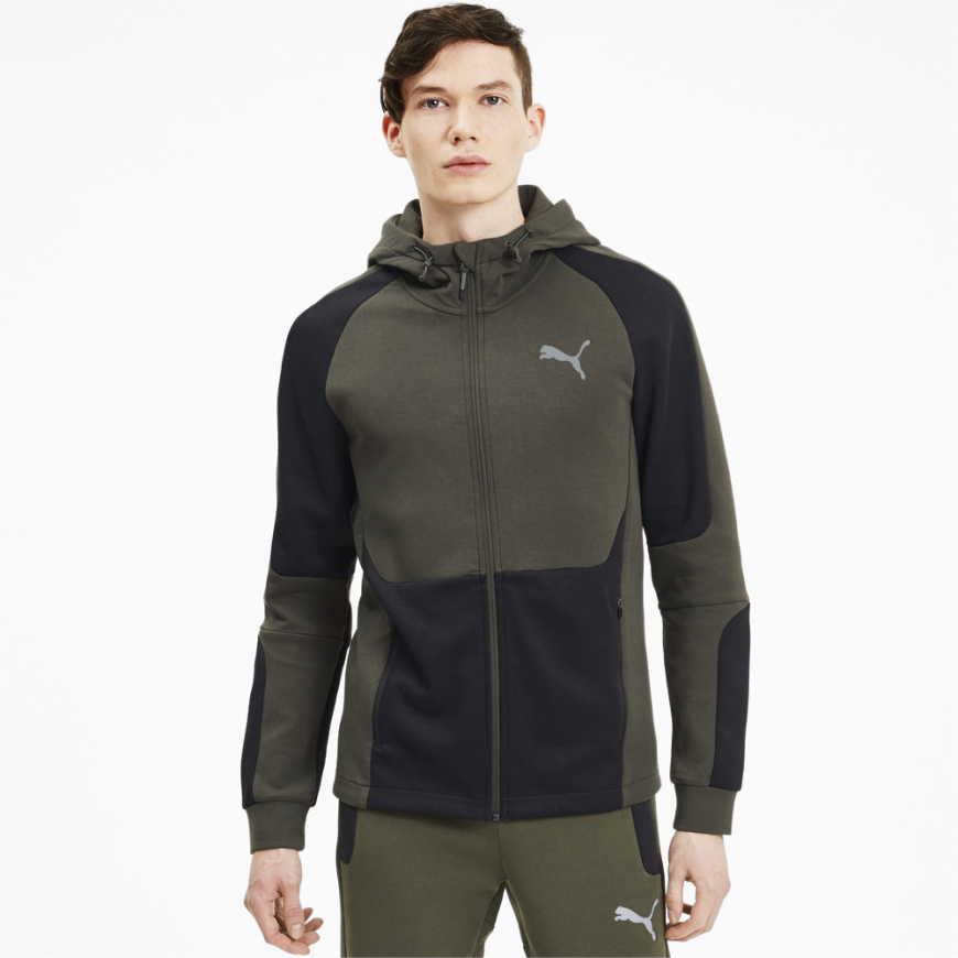 Толстовка Puma EVOSTRIPE FZ Hoodie 58346770 - Зображення №3