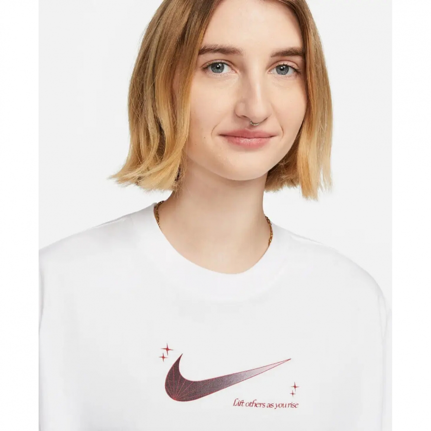 Футболка жіноча Nike Nsw Tee Oc 3 Ss Boxy DX7932-100 - Зображення №5