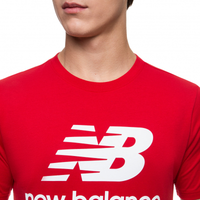 Футболка New Balance Essentials Slacked Logo MT01575REP