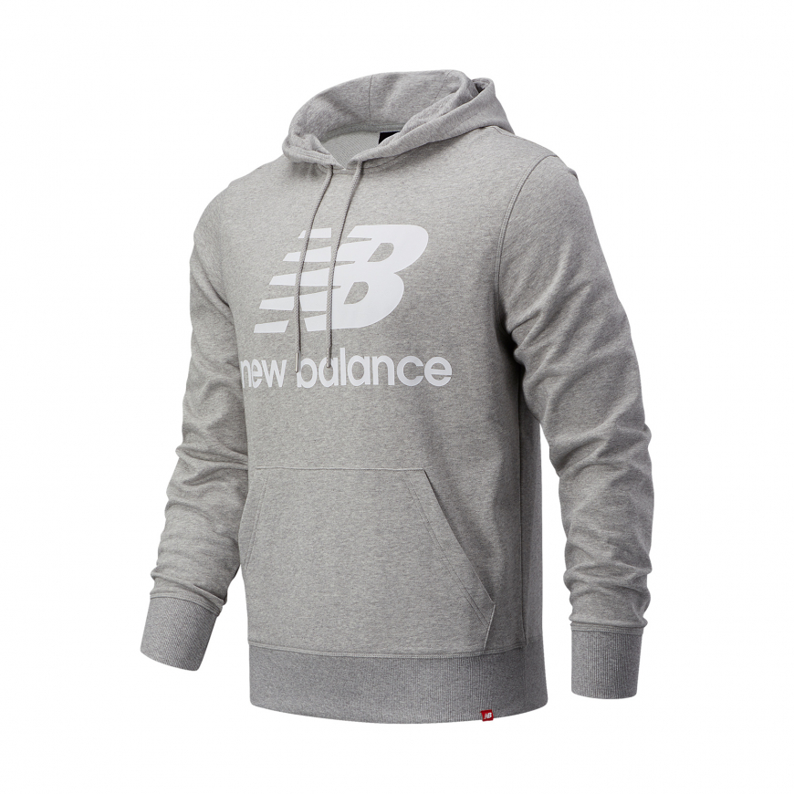 Худі чоловіча New Balance Essentials Stacked Logo MT03558AG - Зображення