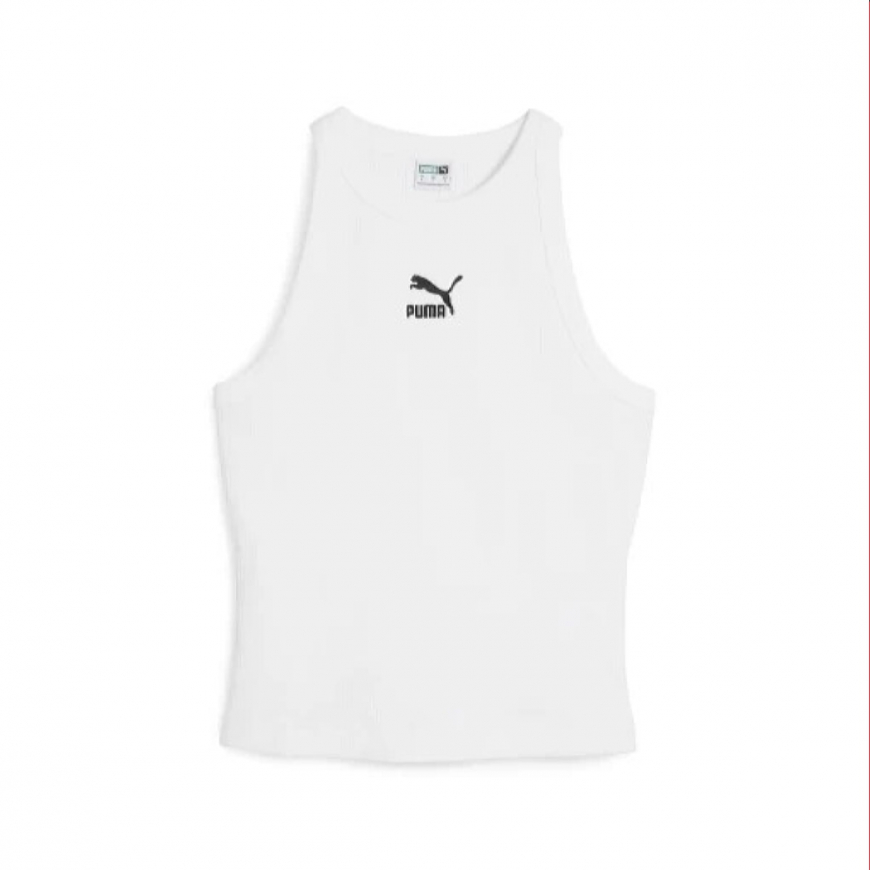 Майка жіноча Puma CLASSICS Ribbed Slim Tank 62437102 - Зображення