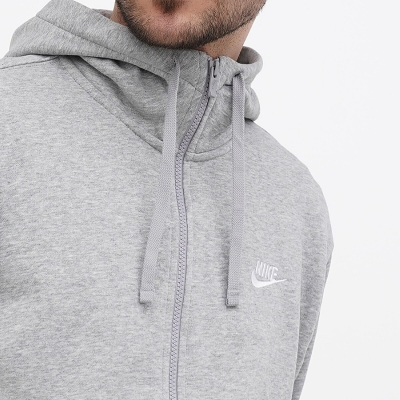 Джемпер чоловічий Nike M NSW CLUB HOODIE FZ FT  BV2648-063