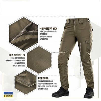  Штани жіночі M-TAC AGGRESSOR LADY FLEX DARK OLIVE  20069048 