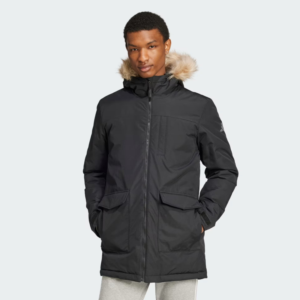 Купити Парка чоловіча з капюшоном ADIDAS Hooded Fur IK0553 від
