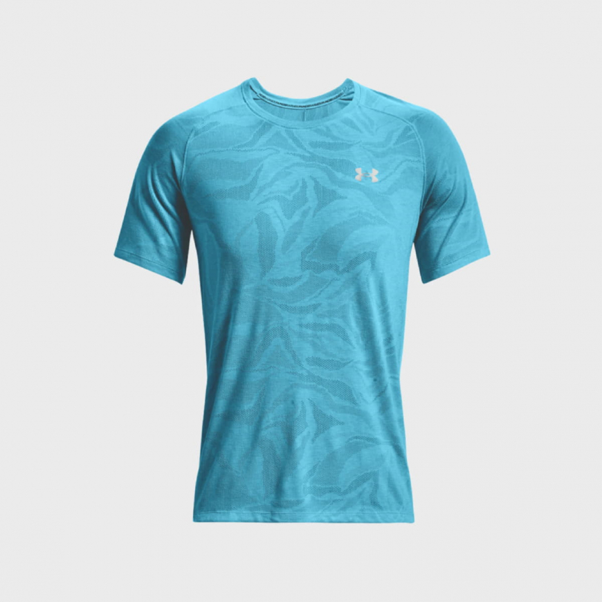 Футболка чоловіча Under Armour Streaker Jacquard Tee 1369747-481 - Зображення №4