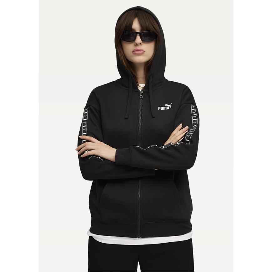 Джемпер жіночий PUMA ESS TAPE Full-Zip Hoodie 68809701 - Зображення