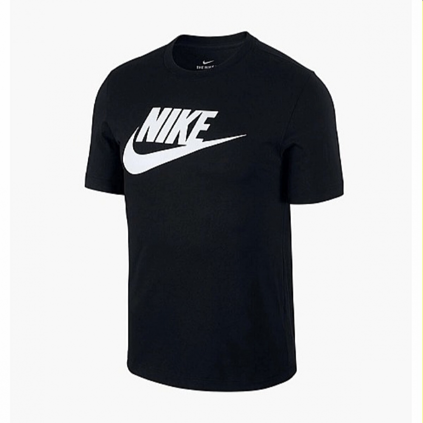 Футболка чоловіча NIKE  M NSW TEE ICON FUTURA BLACK  AR5004-010  - Зображення