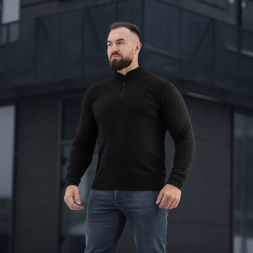 термосорочка фліс Delta Level 2 Hex Black  M-TAC 70037002 - Зображення №5