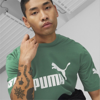 Футболка чоловіча Puma PUMA POWER COLORBLOCK TEE 67332137