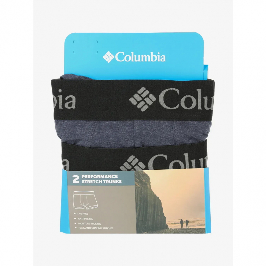 Труси чоловічі Columbia Performance Cotton Stretch Melange, 2 штуки  CPCB025 - Зображення №5