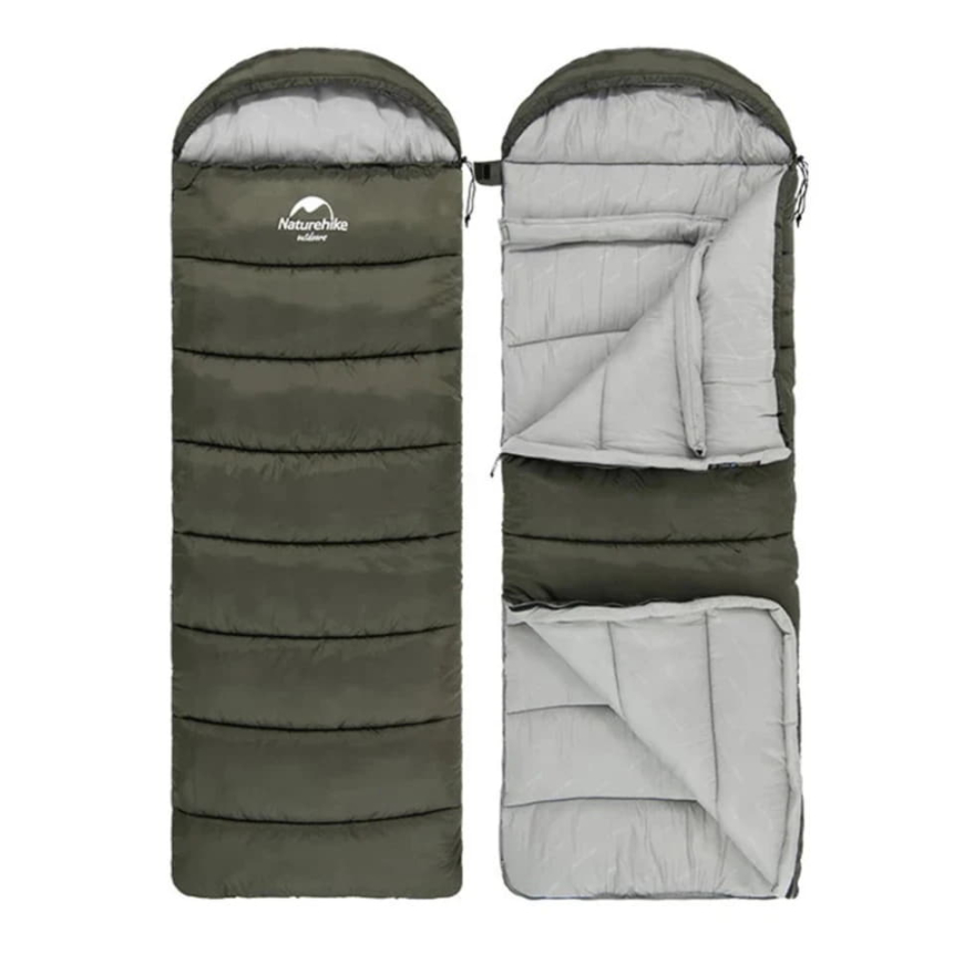 Спальник з капюшоном Naturehike (11°C),правий  U150 NH20MSD07-R - Зображення