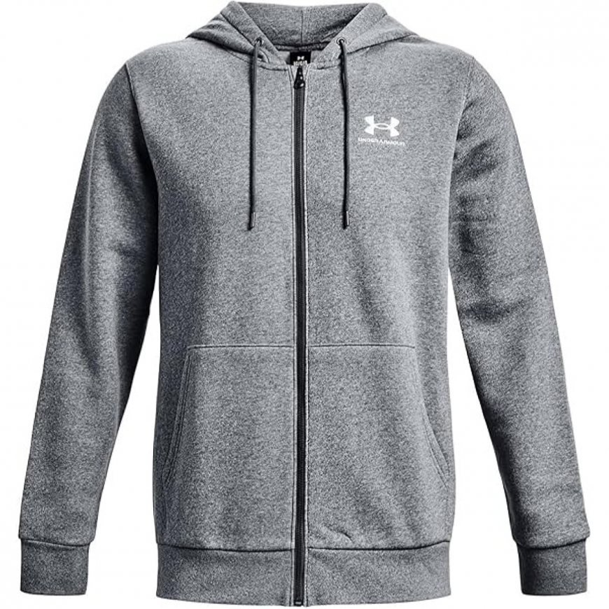 Джемпер чоловічий  Under Armour Men's Ua Essential Fleece Full-Zip Hoodie Fleece Tops  1373881-012 - Зображення