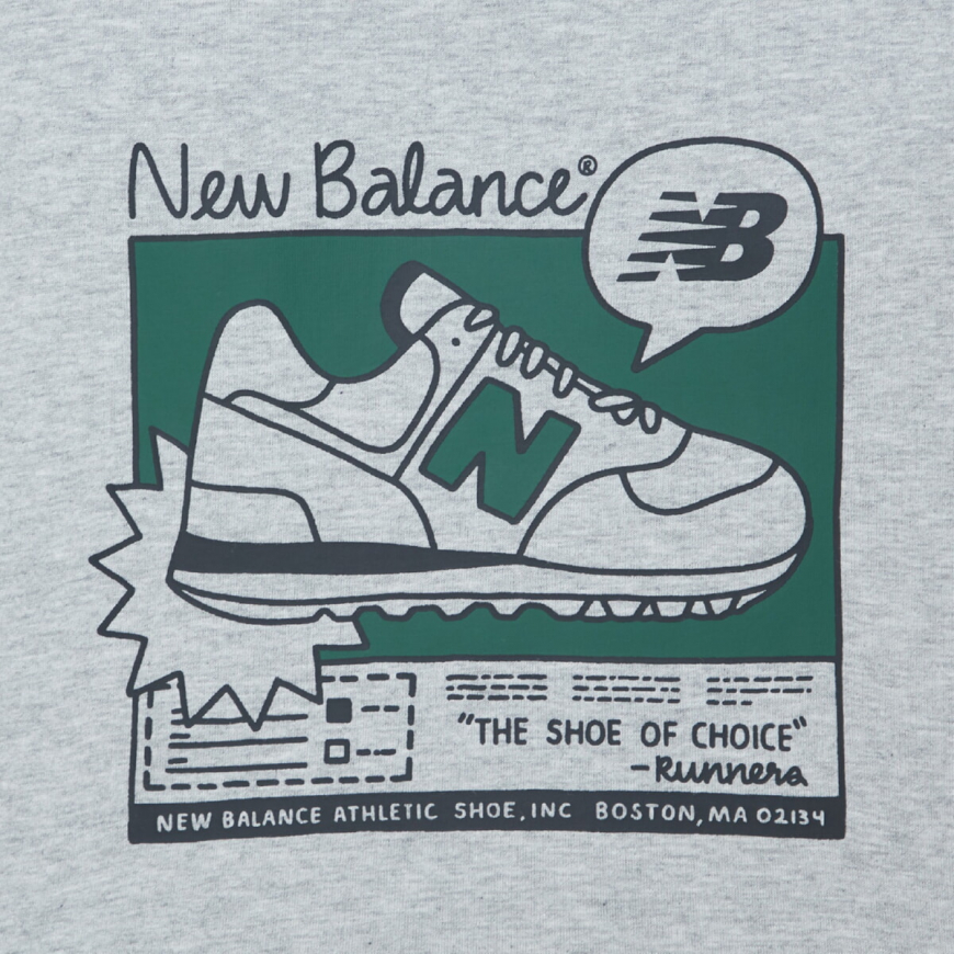 Футболка чоловіча New Balance Advert Graphics MT41593AG - Зображення №2