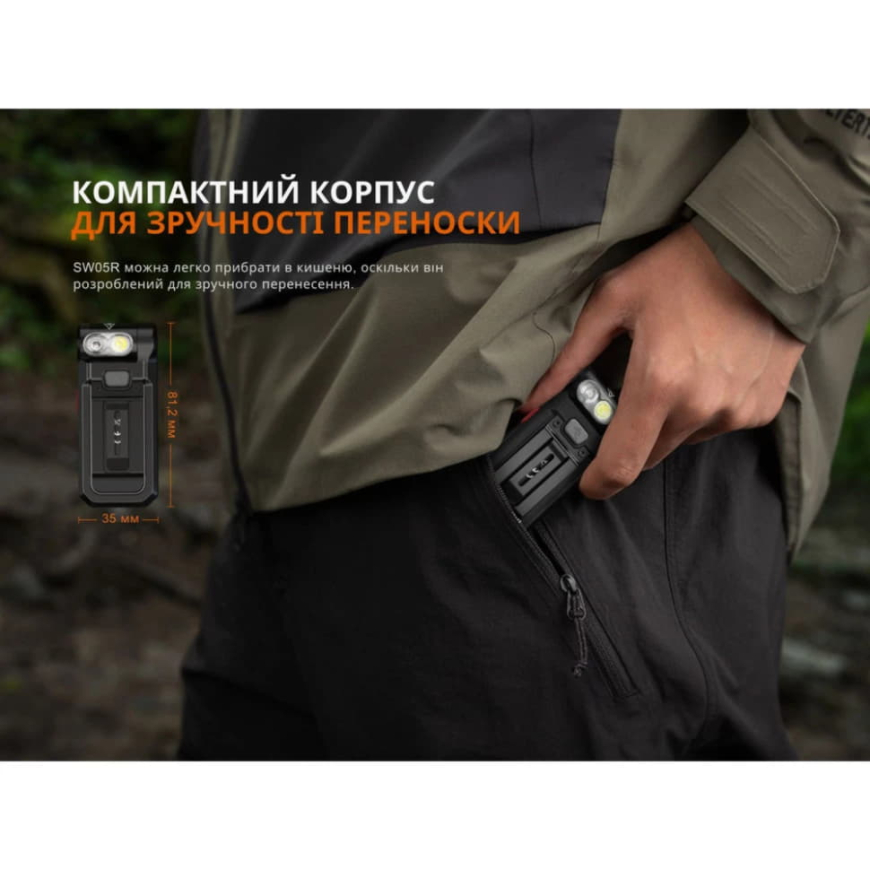 Ліхтар ручний Fenix  SW05R-RL - Зображення №16
