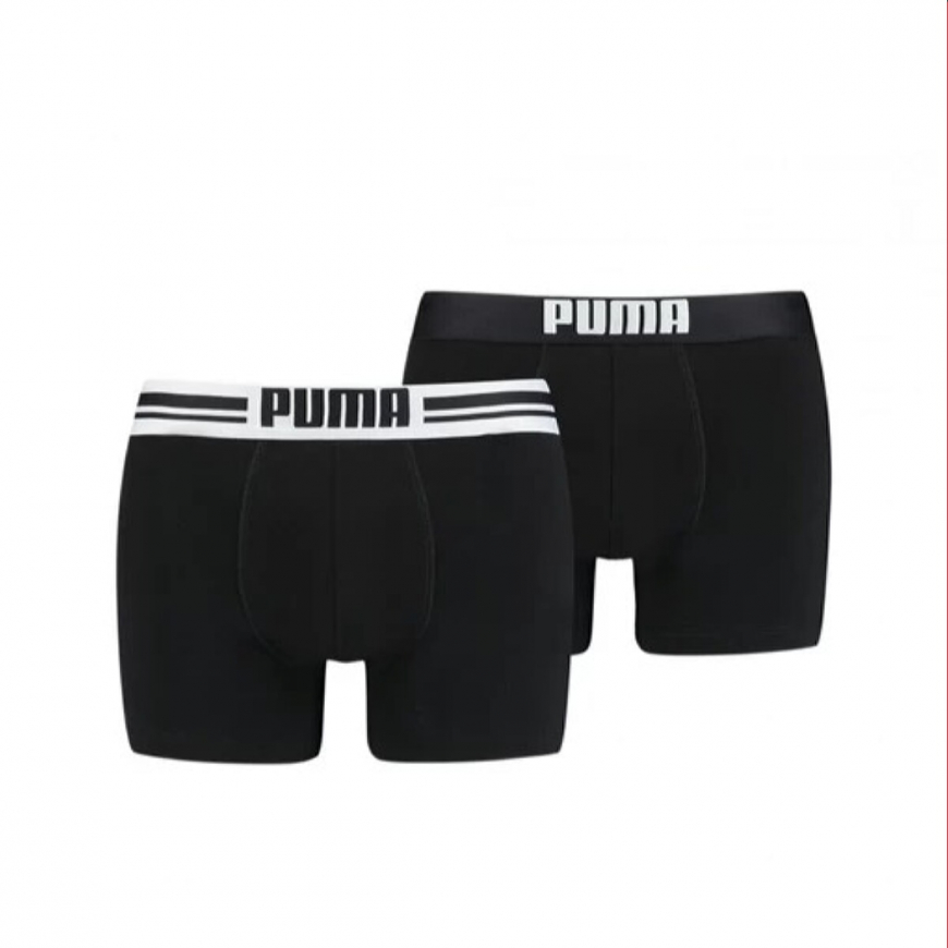 Труси чоловічі Puma Placed Logo Boxer 2P 90651903 - Зображення