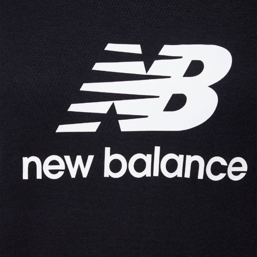 Футболка жіноча New  Balance Stacked Logo WT41502BK - Зображення №3