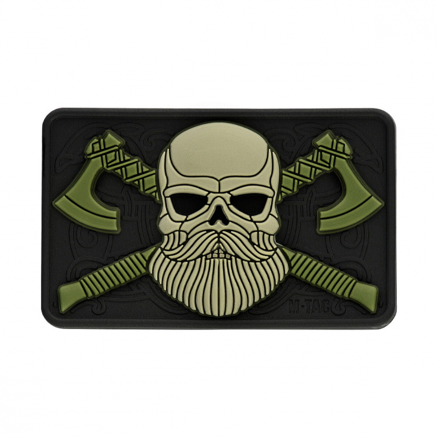 Нашивка 51113201 Bearded Skull M-TAC - Зображення