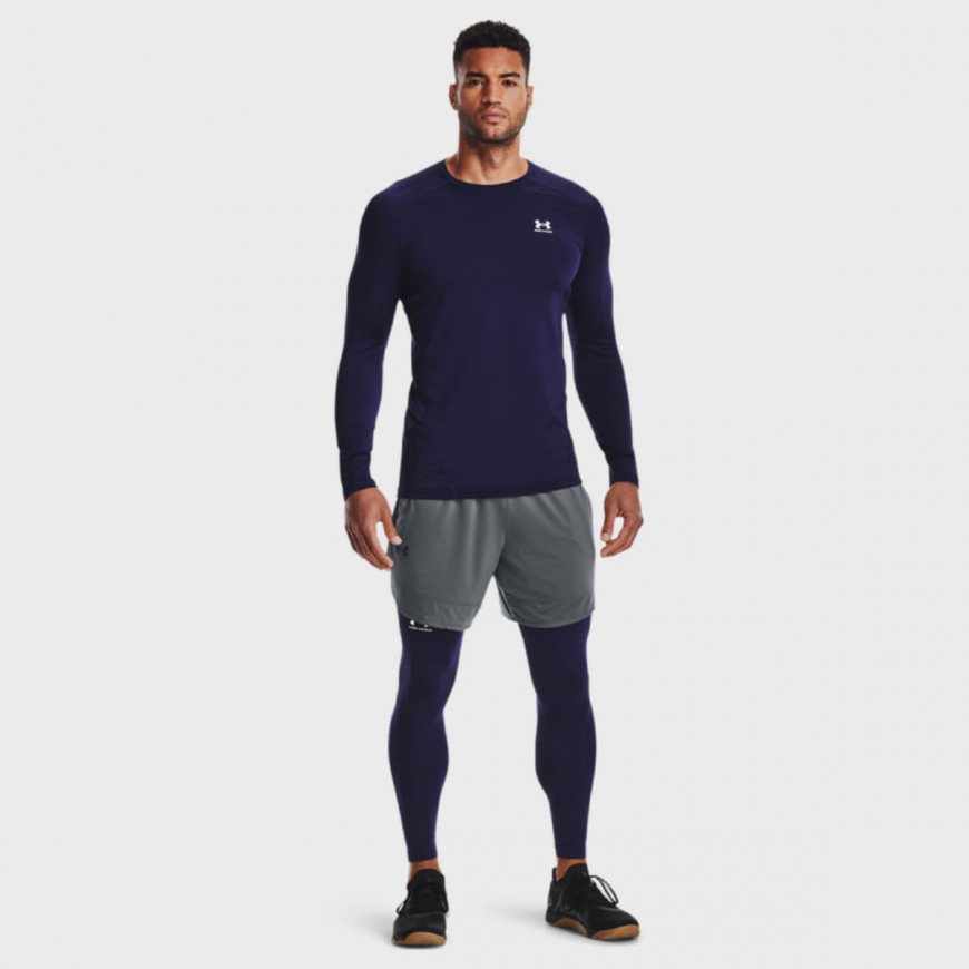 Чоловічі тайтси UNDER ARMOUR  CG Armour Leggings 1366075-410 - Зображення №4