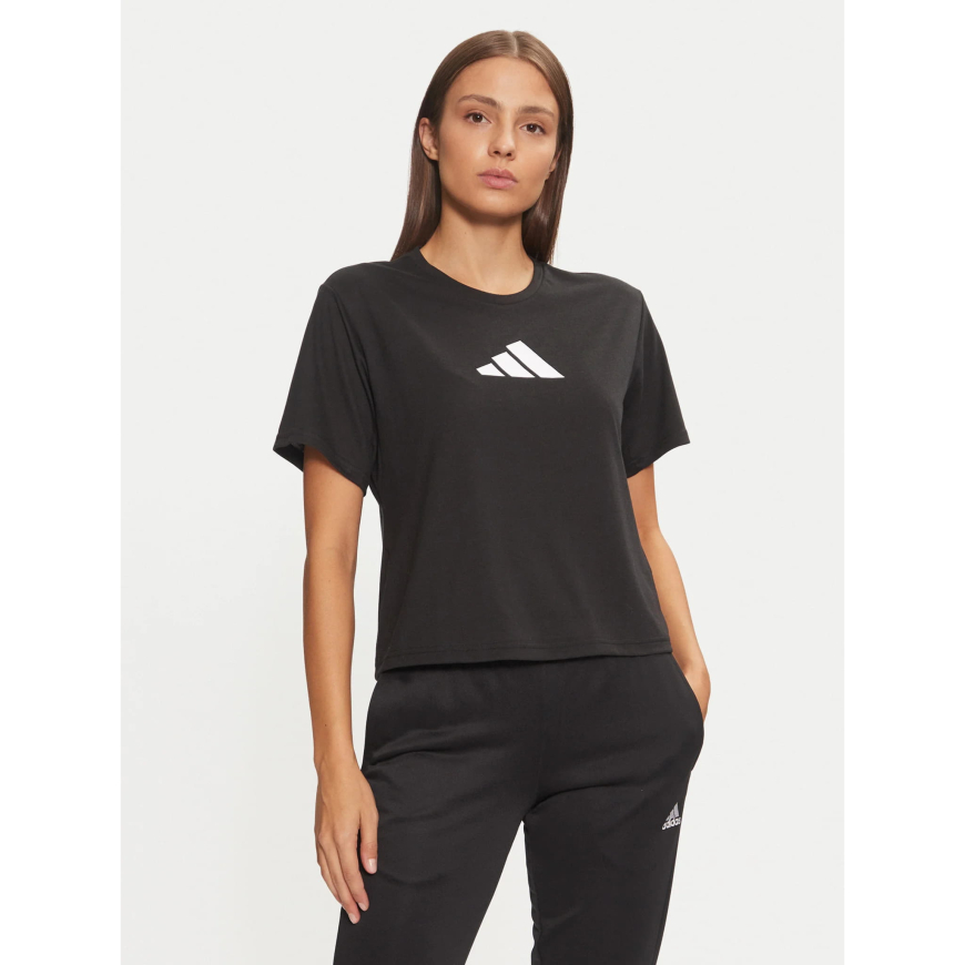 Футболка жіноча для тренінгу ADIDAS  Train Essentials Big Logo  JG8614 - Зображення