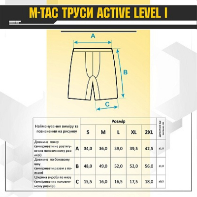 Труси Active Level I 70011002 M-TAC