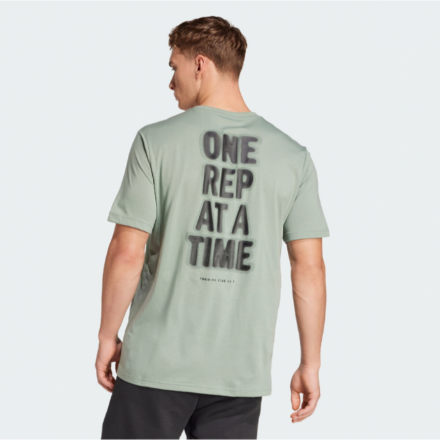 Футболка чоловіча ADIDAS CLIMACOOL ONE REP AT A TIME TRAINING GRAPHIC JD8234 - Зображення №2