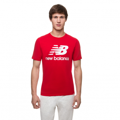 Футболка New Balance Essentials Slacked Logo MT01575REP