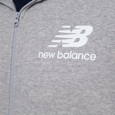 Спортивна куртка чоловіча New Balance Essentials Stacked Full Zip MJ03558AG