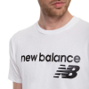 Футболка чоловіча Nеw Balance Classic Core Logo MT03905WT - Зображення №4