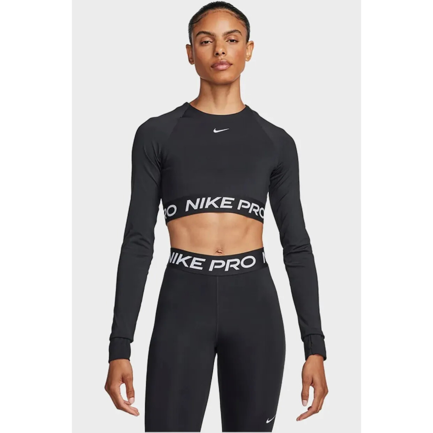Лонгслів жіночий NIKE PRO DF 365 CROP LS FV5484-010 - Зображення