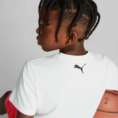 Футболка дитяча PUMA Basketball Tee Youth 53846702