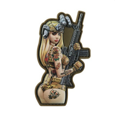 Нашивка 51515002 Tactical Girl №8 lucky UA