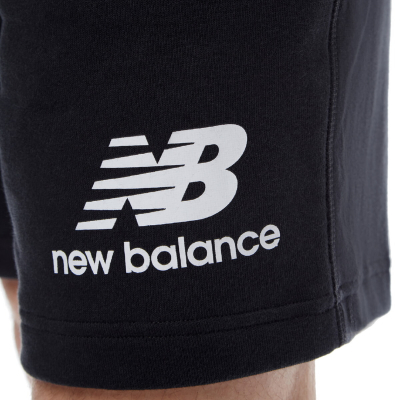 Шорти чоловічі New Balance Essentials Stacked Logo MS03558BK