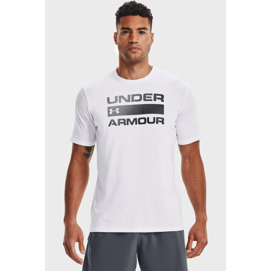 Футболка чоловіча Under Armour TEAM ISSUE WORDMARK SS1329582-100 - Зображення