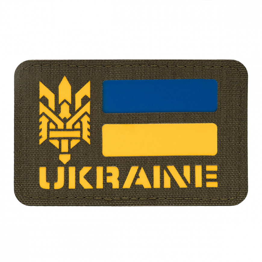 Нашивка 51149023 Ukraine (з Тризубом) M-TAC - Зображення