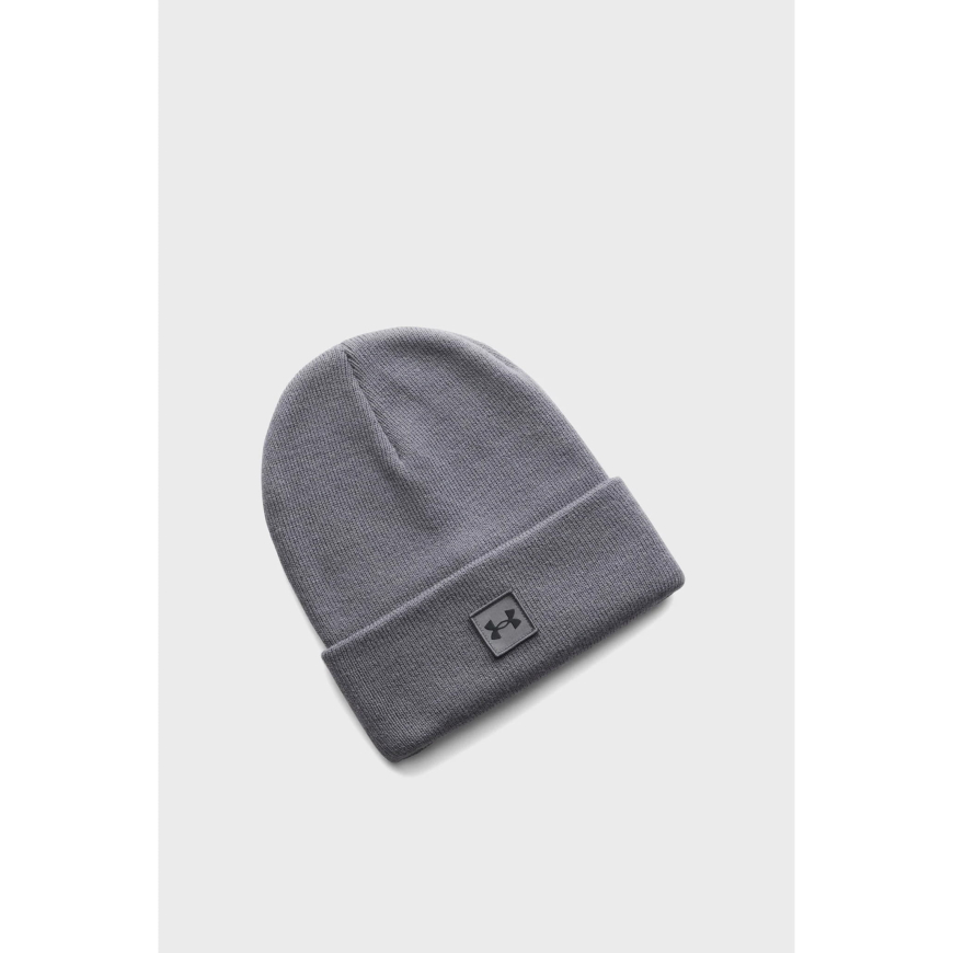 Чоловіча сіра шапка Under Armour Halftime Cuff 1373155-026 - Зображення
