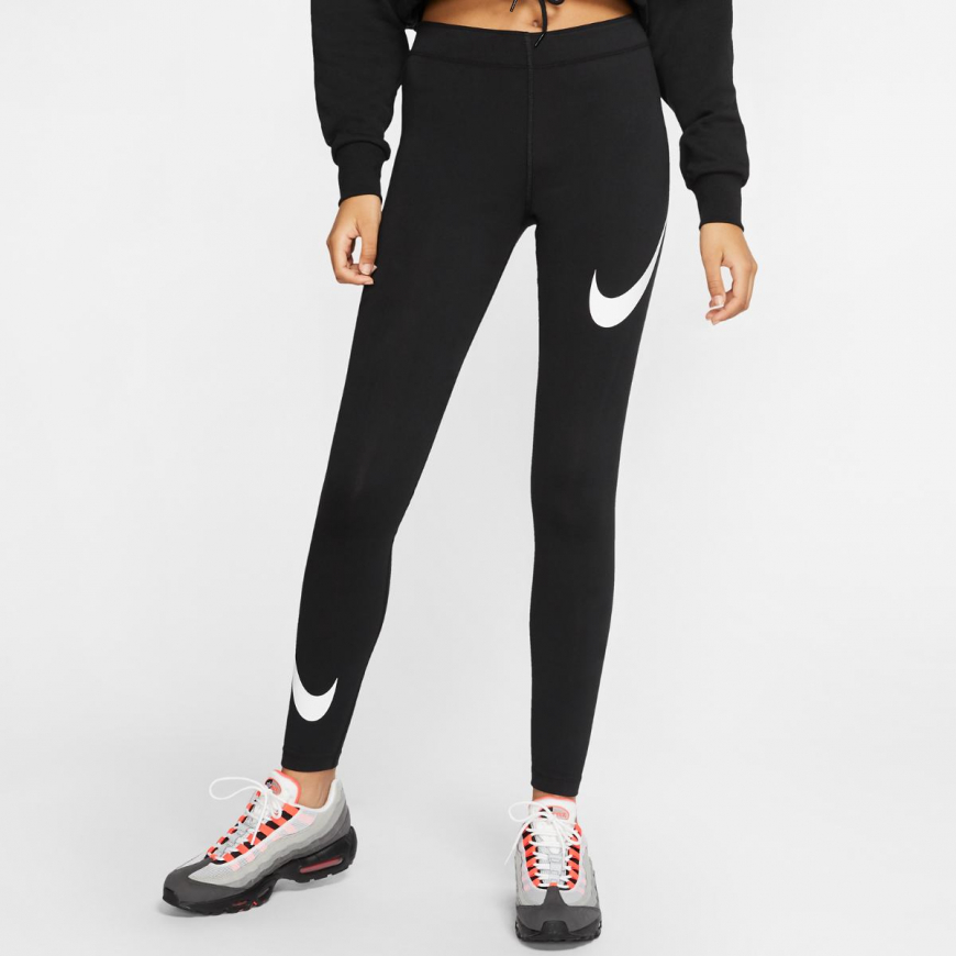 Легінси  NIKE W NSW LEGASEE LGGNG SWOOSH CJ2655-013 - Зображення